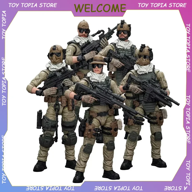 JOYTOY 1/18 Military U.S.Army Delta Assault Squad Action Figurine Anime Figure Hardcore Coldplay Gk Figure Collection Model Toy