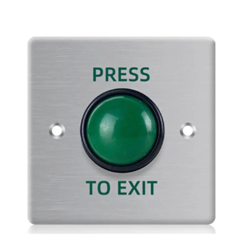 

-[A51I Digital]Door Exit Push Button Release Switch Opener Stainless Steel Panel For Door Access Control System Entry Open