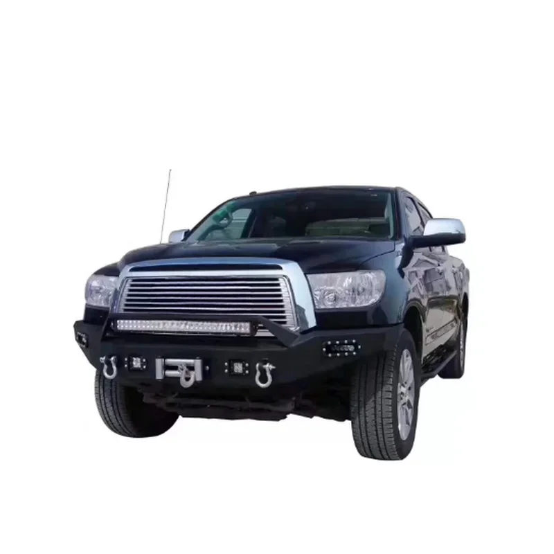 Premium 4X4 Offroad Heavy Duty Powder Coated Steel Front Bull Bar Bumper Guard Exterior Mod Accessories
