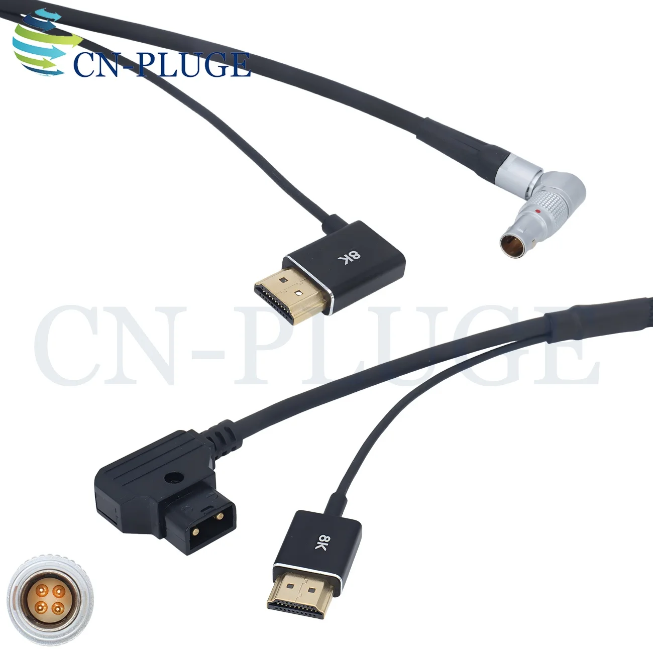 D-tapTo 0B 4Pin Zacuto Kameleon EVF Pro Kit with Combination Power and HDMI Cable  2-in-1 cable