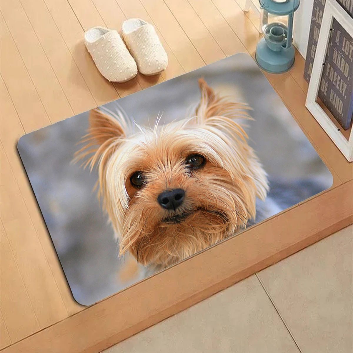 Britain Beagle dog Doormat 3D Decor Print Pet Carpet Soft Flannel Non-Slip Doormats for Bedroom Porch