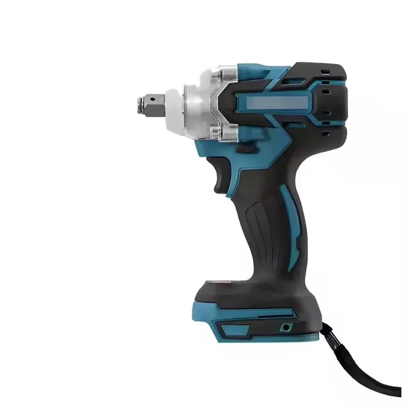 18V Cordless Brushless Impact Wrench 1/2 Inch High Torque Li-Ion Battery Power Tool for Industrial DIY Automotive Repair Work