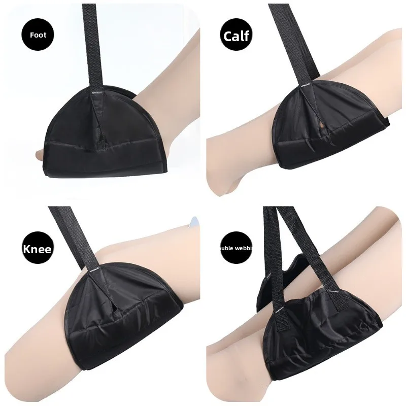Portable Travel Foot Rest Hammock Footrest Hammock for Airplane High‑Speed Rail Trip