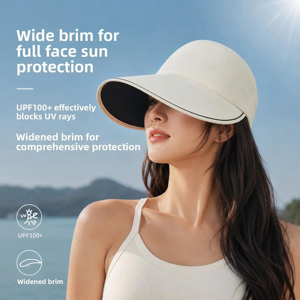 bananain-large-brim-fashionable-sun-hat-breathable-women's-style-uv-protection-heat-insulation-anti-uv-lightweight-summer-cap