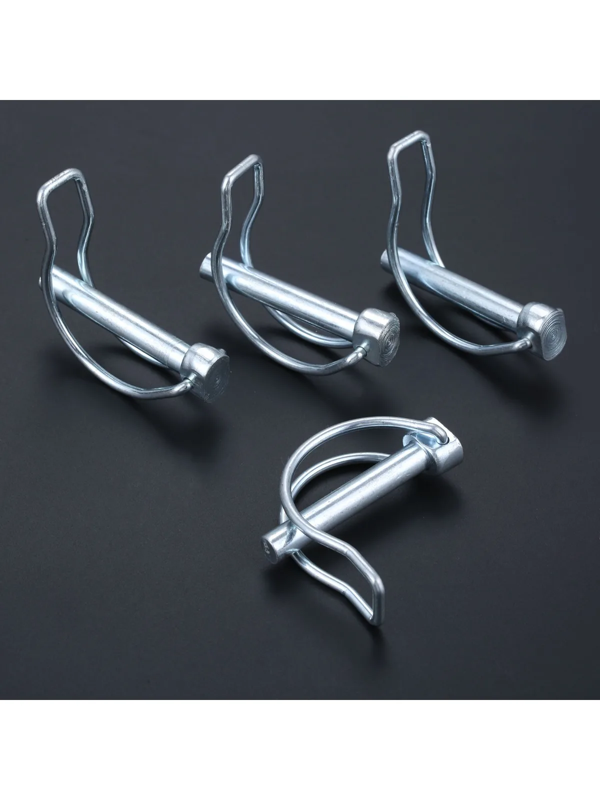 AliExpress NONE 4PCS Steel M8*50mm Bicycle Coupler Safety Pin Great For Trailer Boat RV Garden PTO Hitch Industrial Applications Accessories