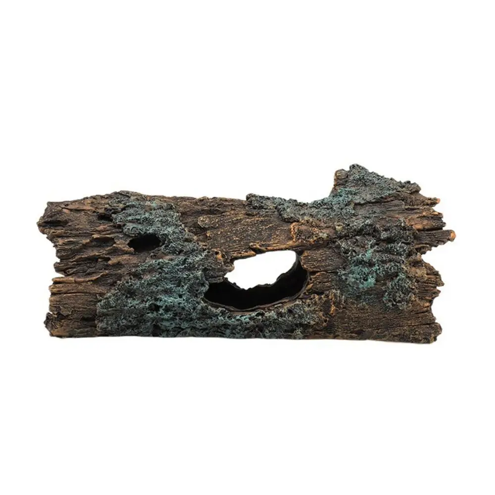 Reptile Log Hideaway - Perfect for Spiders, Snakes, Frogs, and Turtles - Resin Wood Hides and Caves