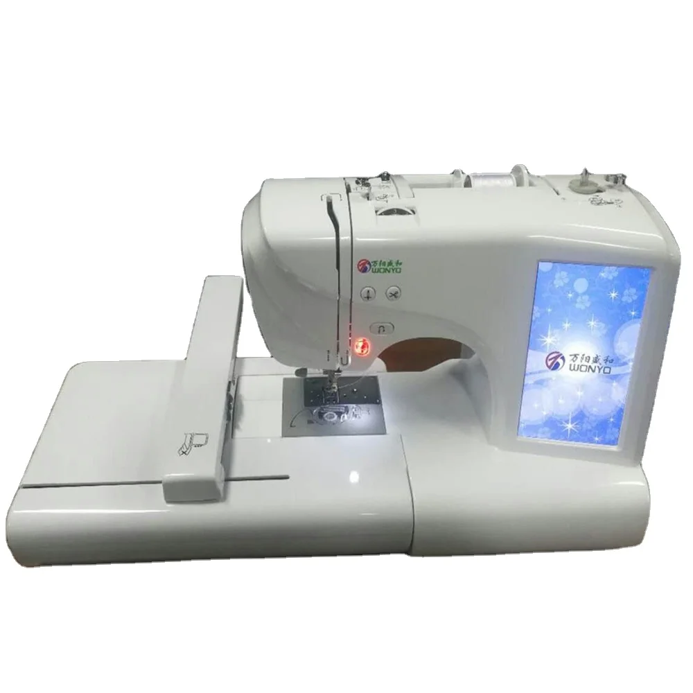 

Wonyo cheap price computerized embroidery machine household computer embroidery machine