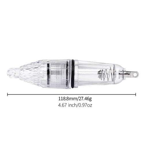 Imagen 2 del producto Luz de pesca intermitente LED de 10 Uds., luz nocturna universal de agua salada y agua dulce, equipo de pesca al aire libre, atrae peces