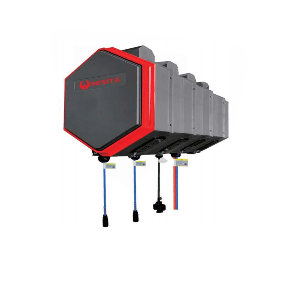 

High Pressure Car Washing Hose Reel with Electric/Air Drum & Telescopic Pipe Wall Mounted for Garage/Shop