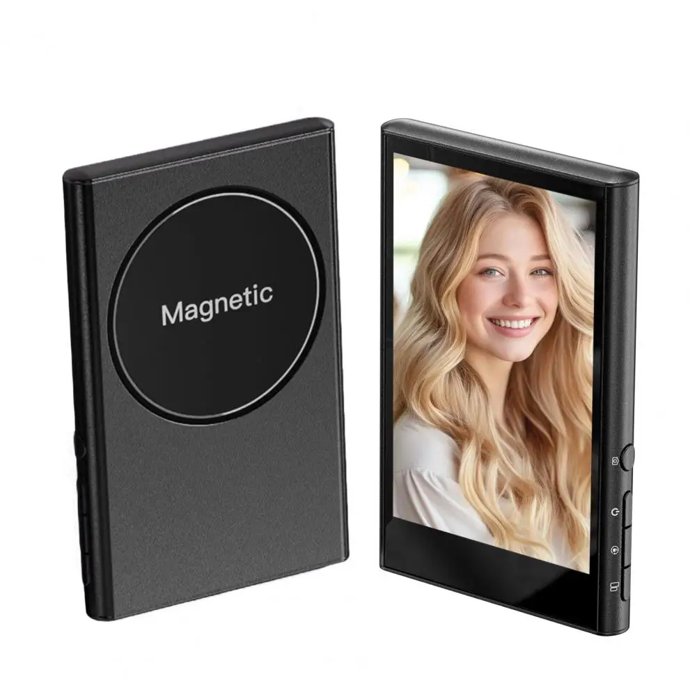 

Phone Vlog Selfie Monitor Screen Adjustable WiFi Bluetooth Magnetic Mount Wireless Connection Rear Camera Selfie Monitor Screen
