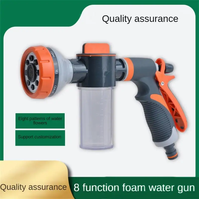 

Multifunctional Adjustable Mode Water Guns Nozzle Hose Washer Garten Watering Jet Sprayer with Foam Container Fertilizer Tools