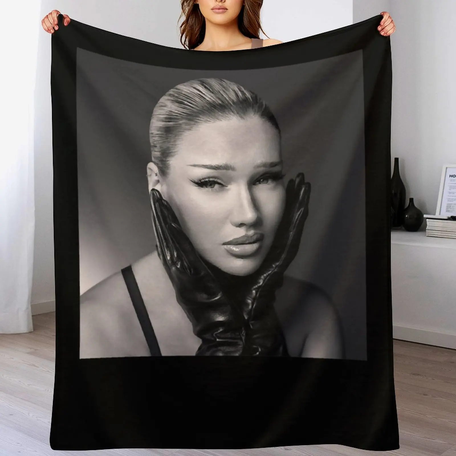 

Graphic Shirin David Lover Gifts Throw Blanket Retros bed plaid Moving christmas decoration Blankets