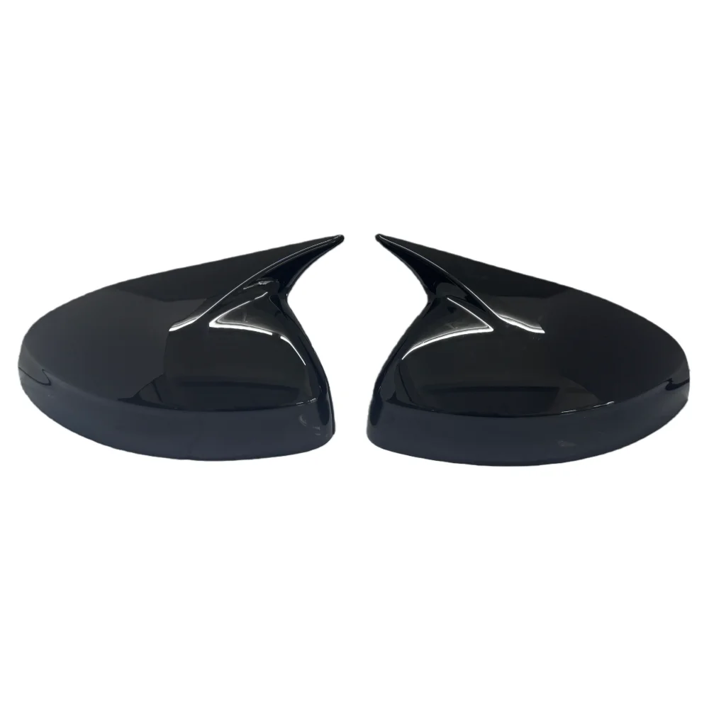 Pair Car Side Rearview Mirror Cover For Audi A1 8X S1 RS1 2011-2018 Black/Carbon Fiber Look Reversing Mirror Caps Case Trim