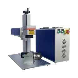 CNC Jóias Metal marcação a laser máquina, Split, portátil, aço inoxidável, cor de cobre, 20W, 30W, 60W, 80W, 100W, JPT M7, venda quente