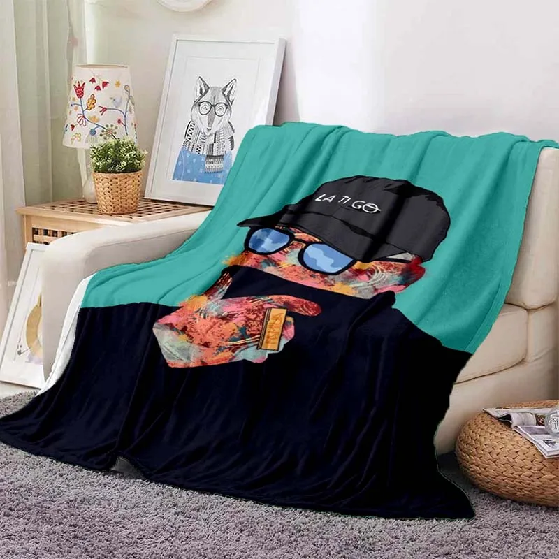 Dellafuente Ac coperta Throw Cartoon Sand camera da letto per bambini soggiorno coperta decorativa regalo di compleanno coperta da picnic