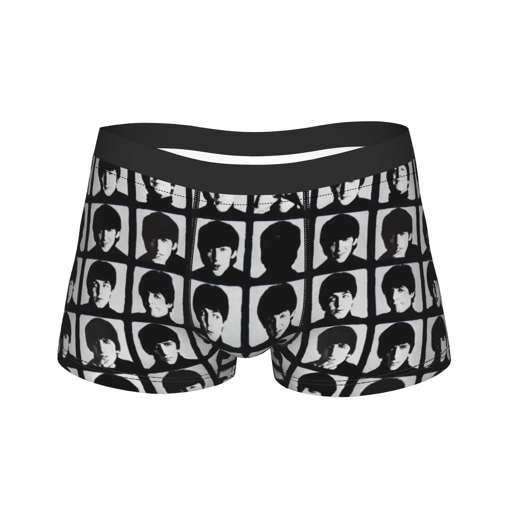 

Боксеры B-Beatlesed Rock Band, новинка, нижнее белье, шорты-боксеры, подарок для мужчин