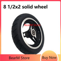 Wear Resistant 8.5 Inch 8 1/2x2 Solid Tire with Wheel Hub for Xiaomi Mijia M365 Electric Scooter  Replacement