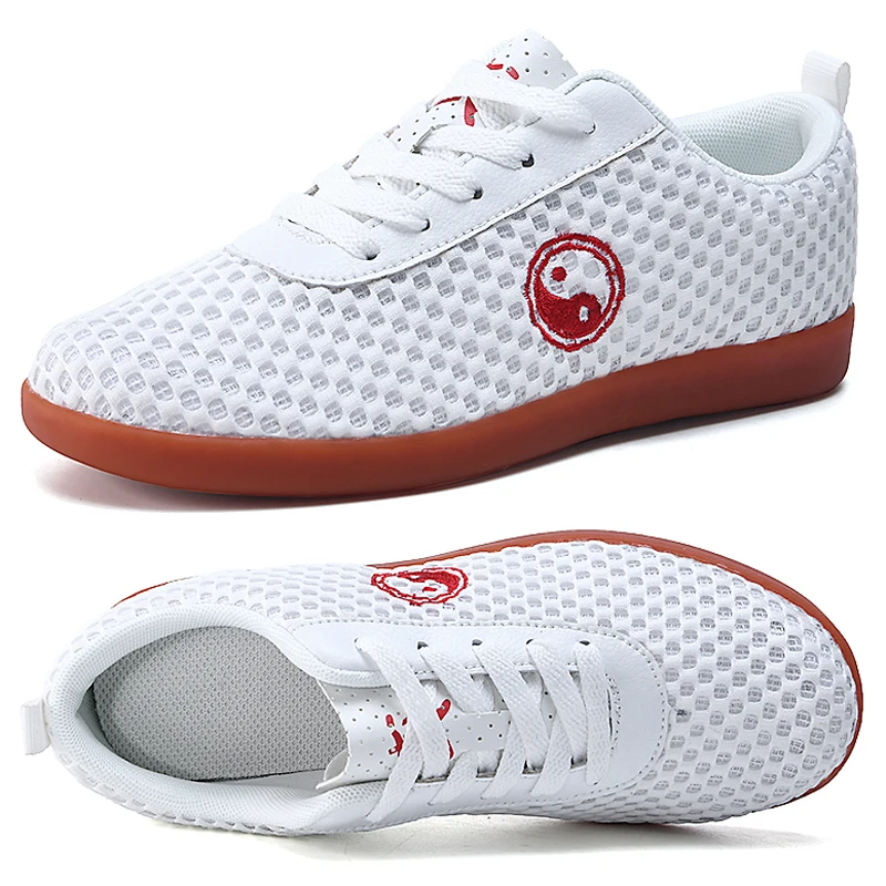 Tai Chi shoes for women, mesh breathable tendon sole, non-slip martial arts training shoes, men's summer Tai Chi training shoes