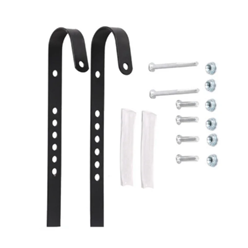 HOES-Hanging Hooks Bike Basket Hook Bike Basket Hook Adjustable Aluminum Alloy Bike Basket Hook Parts