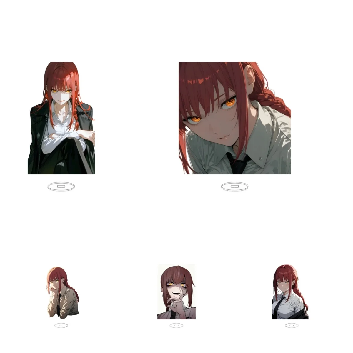 

Anime Chainsaw Man Cosplay Acrylic Ornaments Denji Pochita Makima Hayakawa Aki Power Stand Figure Stand Christmas Gifts