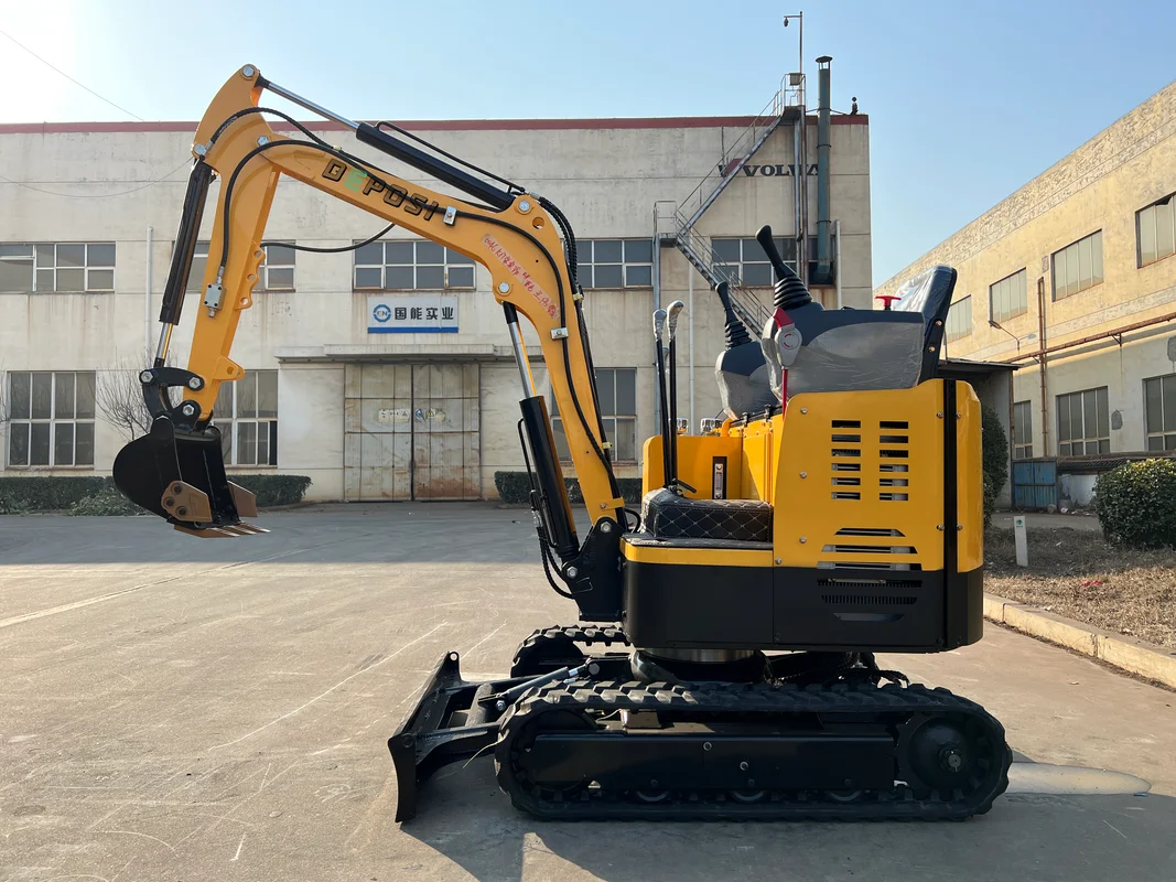 ماكينة حفارة زاحفة صغيرة صينية جديدة ماكينة حفارة Minibagger Farm CE Epa Engine 1 2 2.5 3.5 طن حفارة