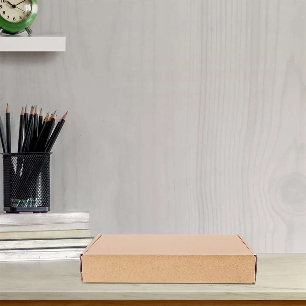 10 Pcs Paper Shipping Boxes Carton for Packaging Small Business Books Assorted Brown Kraft Gift Bulk