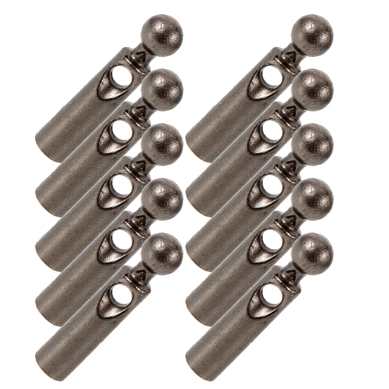 11 Pcs Umbrella Tail Beads Rain Metal Long Handle Sun Repair Parts Accessories Kit Aluminum Alloy