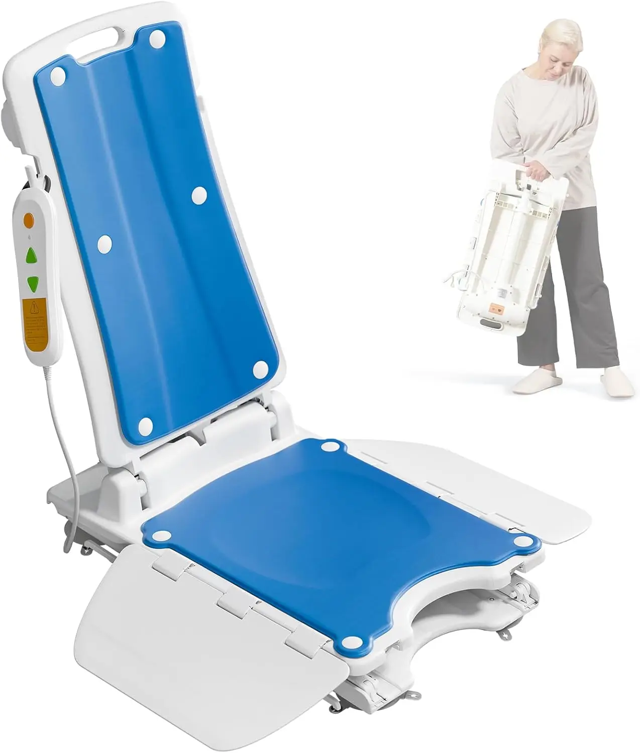 Lightweight Electric Chair Lift, Lift Elderly from Floor, Remote Control Floor Lift, Fall Assist Devices