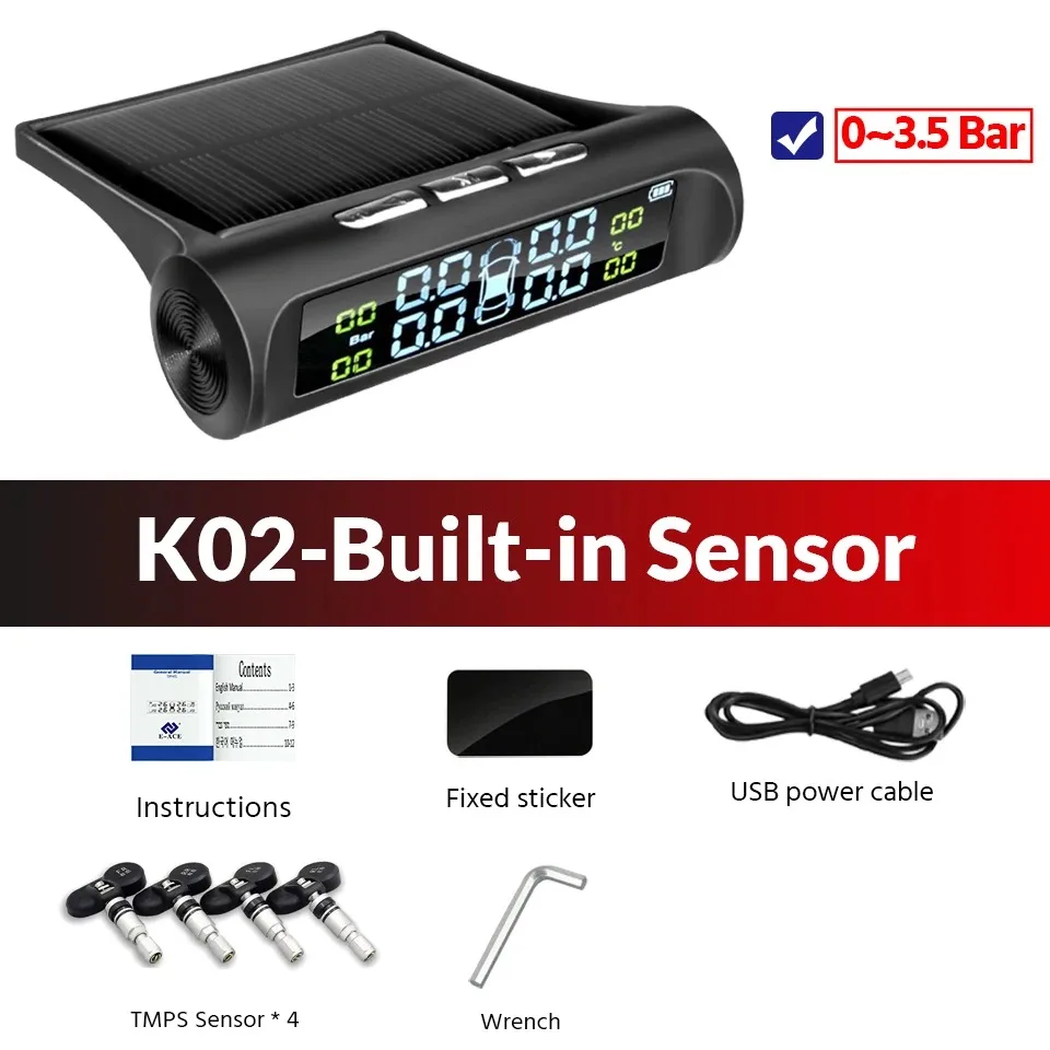 

Smart TPMS Touch 8 бар 4 датчика Автомобильная система контроля давления в шинах Электронные устройства Умные системы сигнализации Датчики Teyes