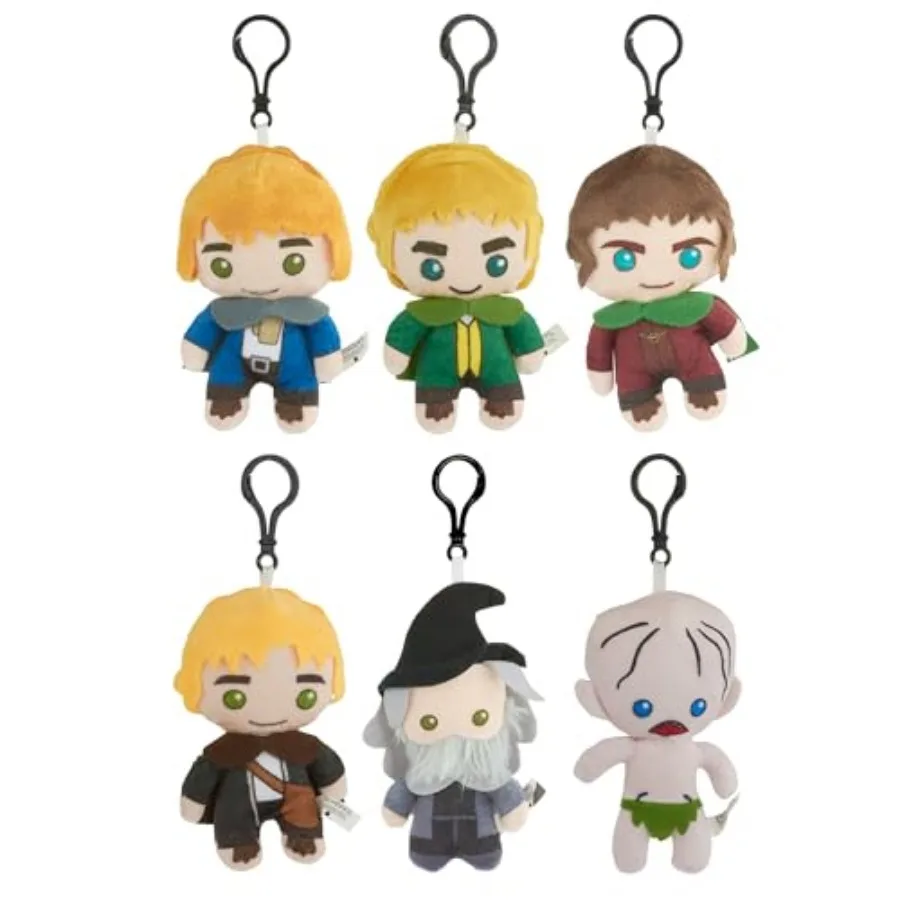 Buckle-Down El Señor de los Anillos: Serie de Cajas Sorpresa de Llaveros de Mochila Misteriosos, Gandalf, Gollum, Merry, Pippin, Frodo o S