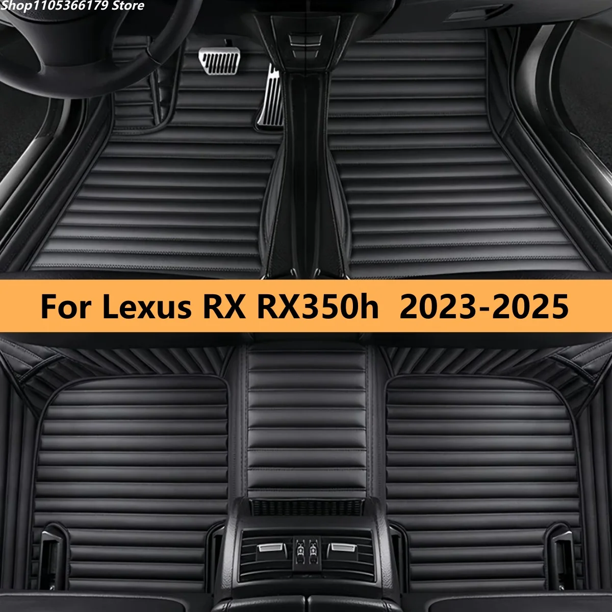 

Комплект кожаных ковриков для автомобиля Lexus RX RX350h 2023 2024 2025: полный набор напольных ковриков, коврики для ног, автомобильные аксессуары