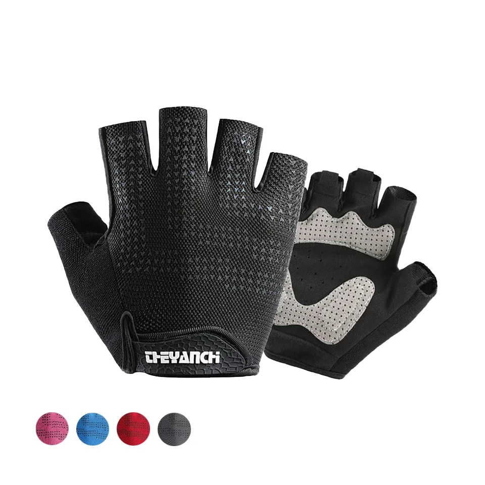 Sports Gloves for Men and Women Outdoor Half Finger Non Slip Gloves Non Slip Breathable Fitness Driving and Cycling Gloves