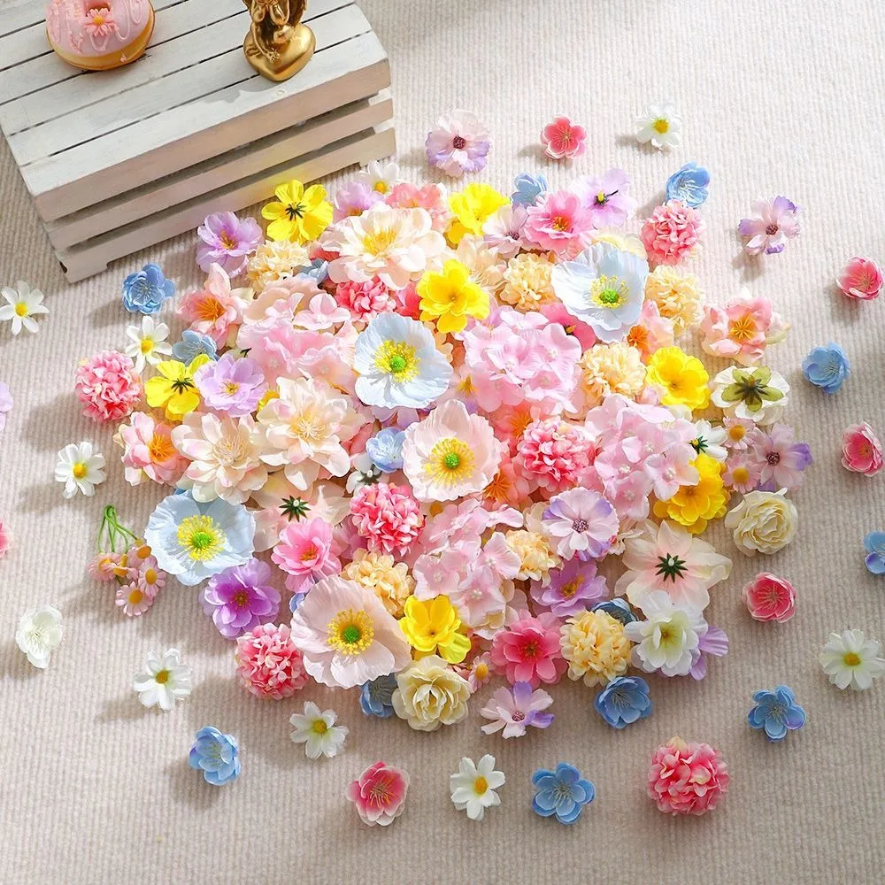 Künstliche Rosenblumen aus Seide für Hochzeitsdekoration, Heimdekoration, DIY-Bastelarbeiten, Geschenke, Girlanden und Zubehör – Detail 2