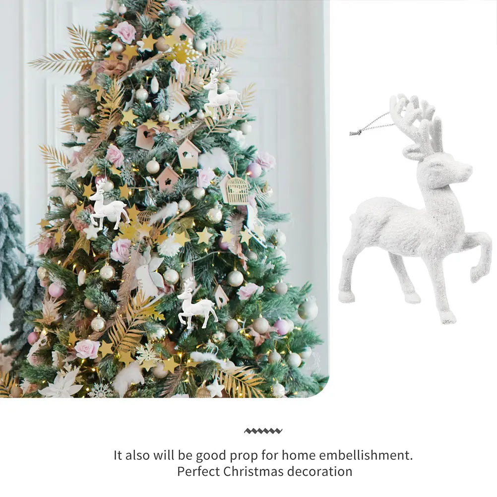 

3Pcs Christmas Tree Hanging Decors Small Adorable Xmas Pendants Hanging Crafts for Xmas Scene Layout Christmas Themed Adornments