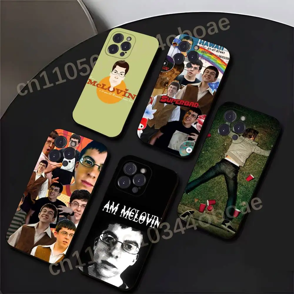 

Mclovin Movie Superbad Phone Case For iPhone 17,16,15,14,13,12,11,Pro,Max,Plus Soft Black Cover