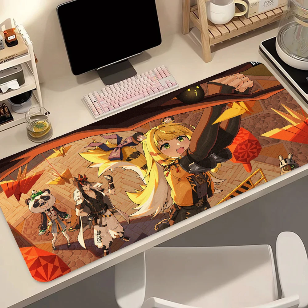 لوحة ماوس ألعاب Ju Fufu ZZZ لوحة مفاتيح ألعاب أنيمي Zenless Zone Zero Desk Mouse Mat Speed المطاط الكرتوني الكمبيوتر لوحة ماوس الكمبيوتر #3
