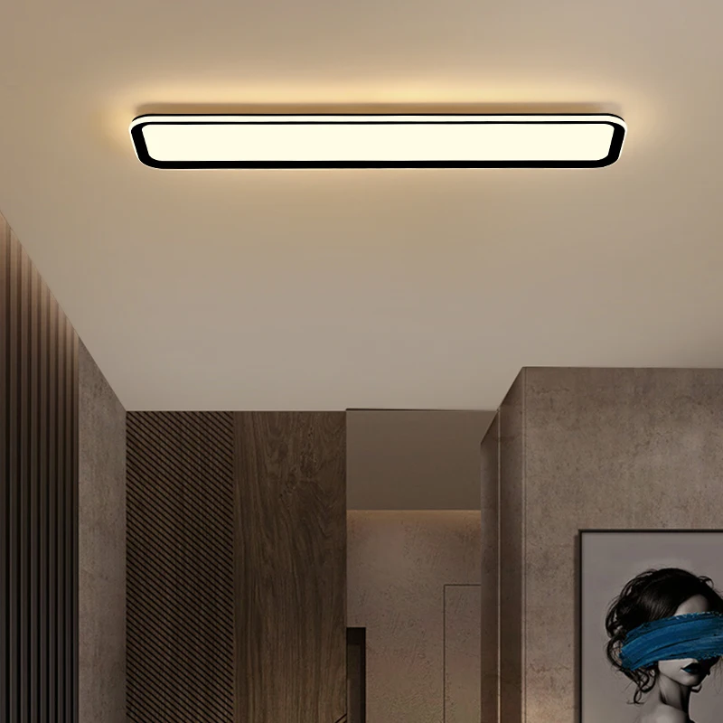 Long Cloakroom Light Corridor Aisle Ceiling Lights Modern Simple Nordic Balcony Light Entrance Rectangular Living Room Lights