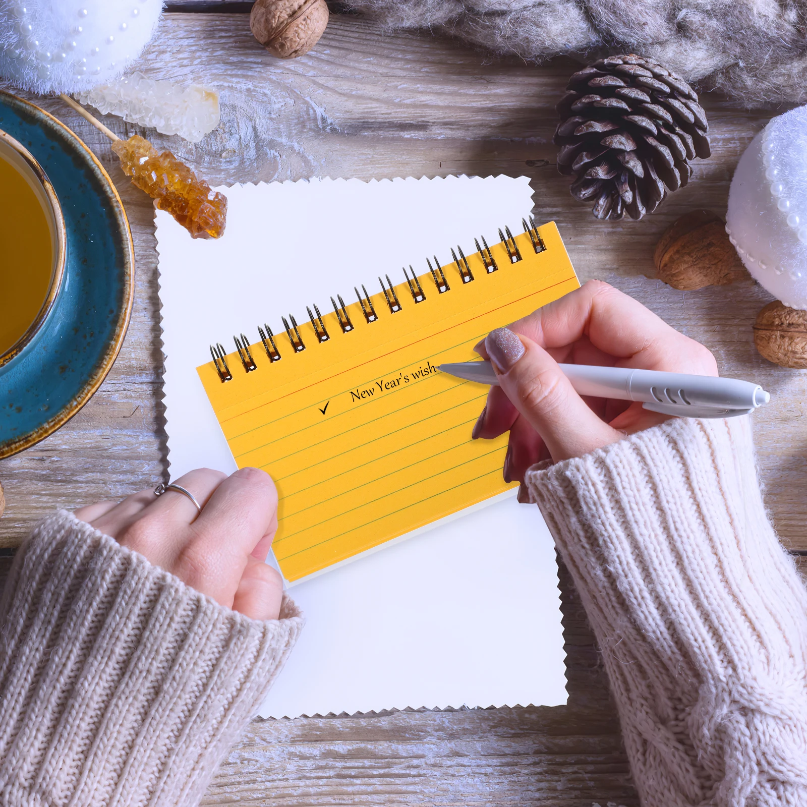 

5 Pcs Colored Coil Notebooks Portable Notepads Index Cards Small Memo Study Aids Smooth Writing Thick Paper Horizontal Lines