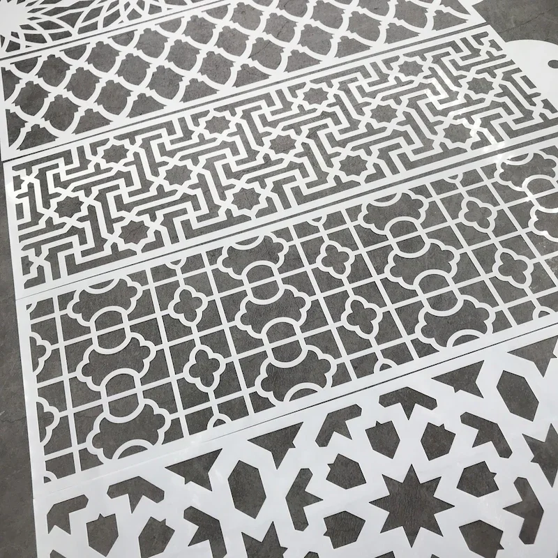 ใหม่ 8 ชิ้น/เซ็ต Retro Totem เค้กลูกไม้แม่แบบตกแต่งลายฉลุ Pad Strew Duster เบเกอรี่เครื่องมือวัสดุกันน้ํา Reuseful