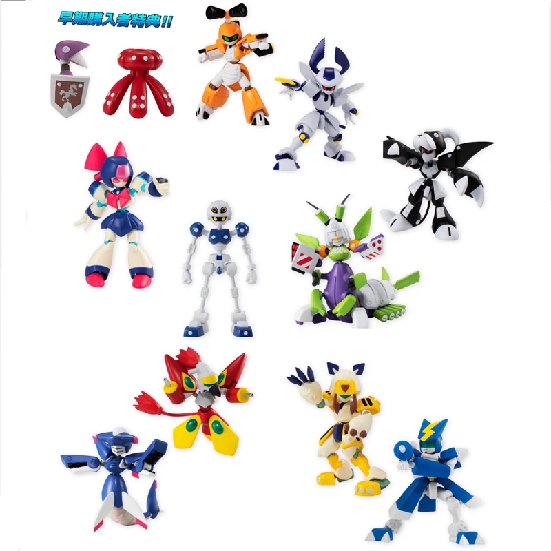 Genuine Bandai Gashapon Toys Medabots Series Super Movable Joint Model Action Figures Anime Assembled Toys Gifts