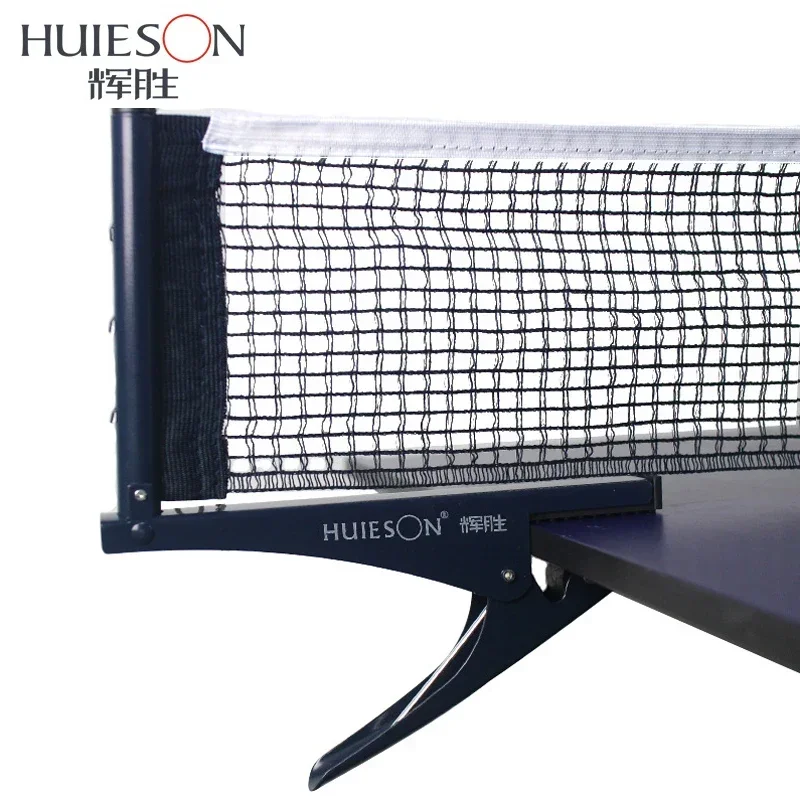 Professional Clip-on/screw Type Table Tennis Mesh Net Huieson Standard Ping Pong Table Net Rack Kit Accessories Clamp Types