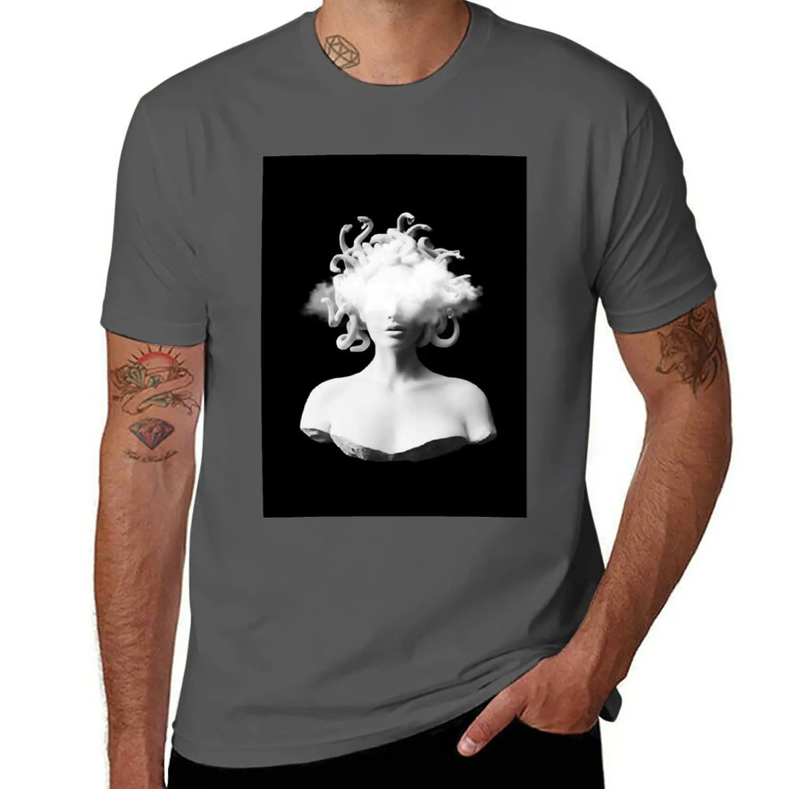 

Medusa and the cloud T-Shirt cotton t shirts man 100% cotton t shirt pack t shirts for man cotton soft T-Shirt
