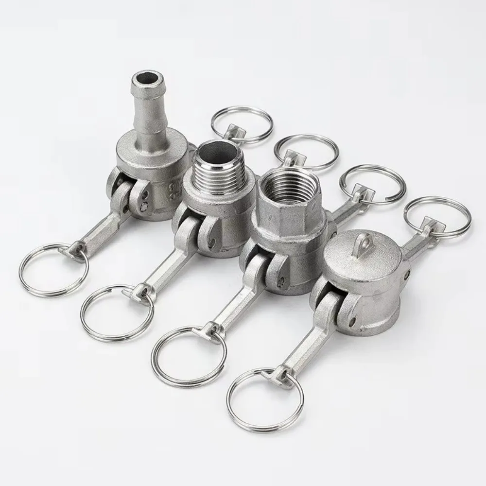 Stainless Steel Camlock Coupling Corrosion Resistant Ferrule Connection Hose Barb Fitting Leak Resistant Multiple Type Options