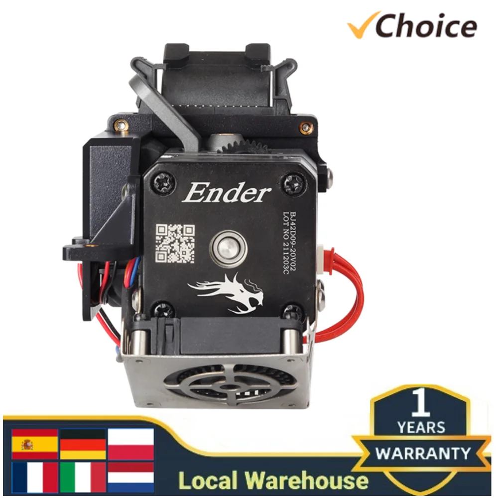 Creality – extrudeuse Sprite pour imprimante 3D Pro, Kit à entraînement Direct, tout en métal, double engrenage 1.75MM, Filament pour imprimantes 3D Ender 3 V2/Ender-3