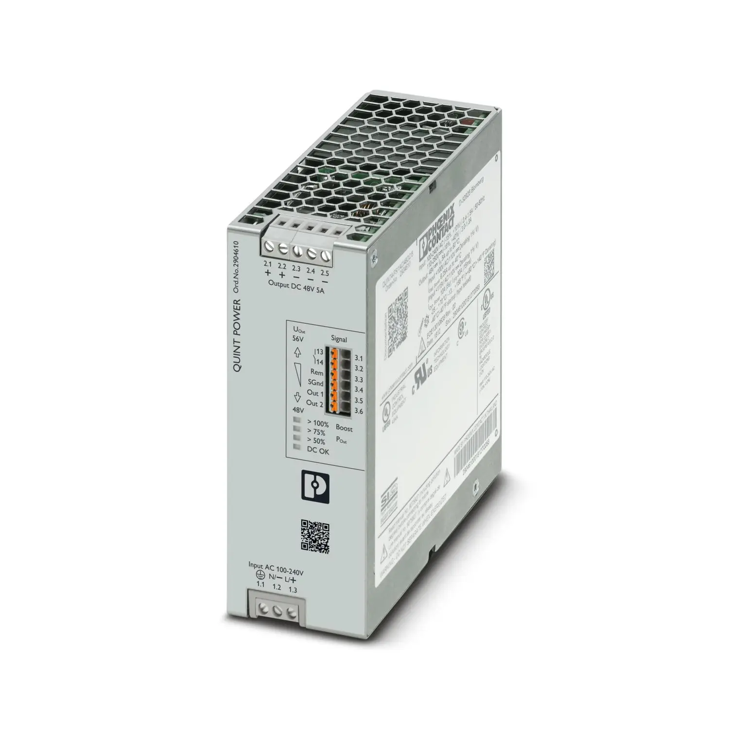 

2904610 QUINT4-PS/1AC/48DC/5 Блок питания