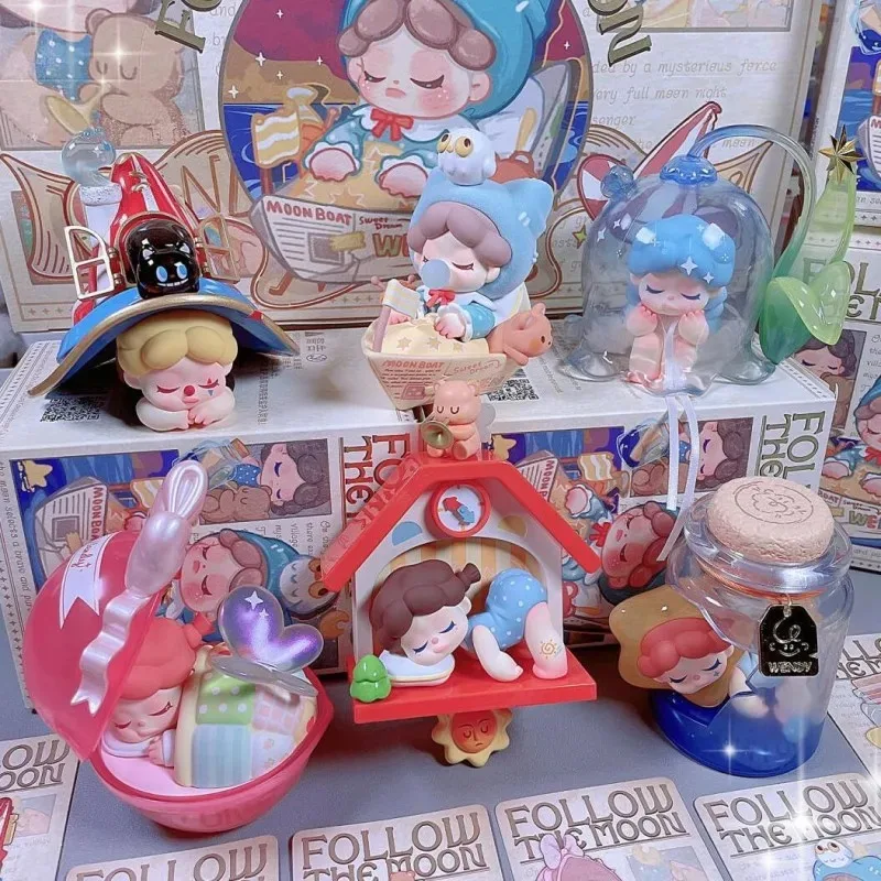 

Wendy Follow The Moon Series слепая коробка Guess Bag Mystery Surprise Box Doll Милая аниме-фигурка Орнамент Коллекция игрушек в подарок