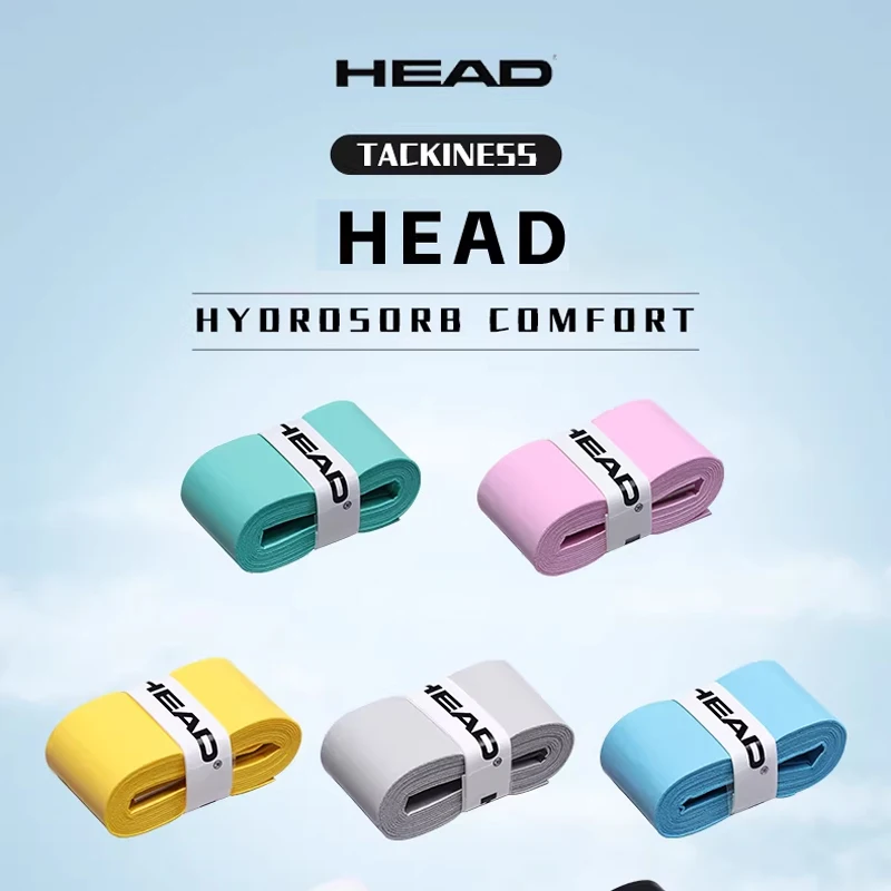 

HEAD Absorption Tennis Anti-Slip Sweatband Anti Slip Sweat Absorption Tennis Racket Overgrips Sticky 0.6mm Badminton Sweatband