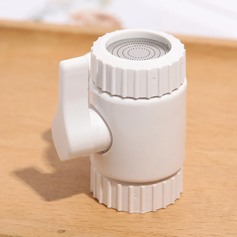 Shower Accessories Pipe Adapter 1PC Faucet Adapter Kitchen Sink One Split Two Joint Strength Switch Valve White