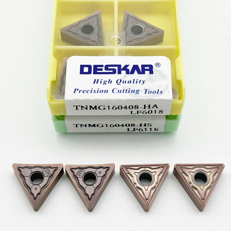 

TNMG160404 TNMG160408 HA HS MA MS MQ JMS LF6018 Carbide Inserts TNMG External Turning Tools For Stainless Steel