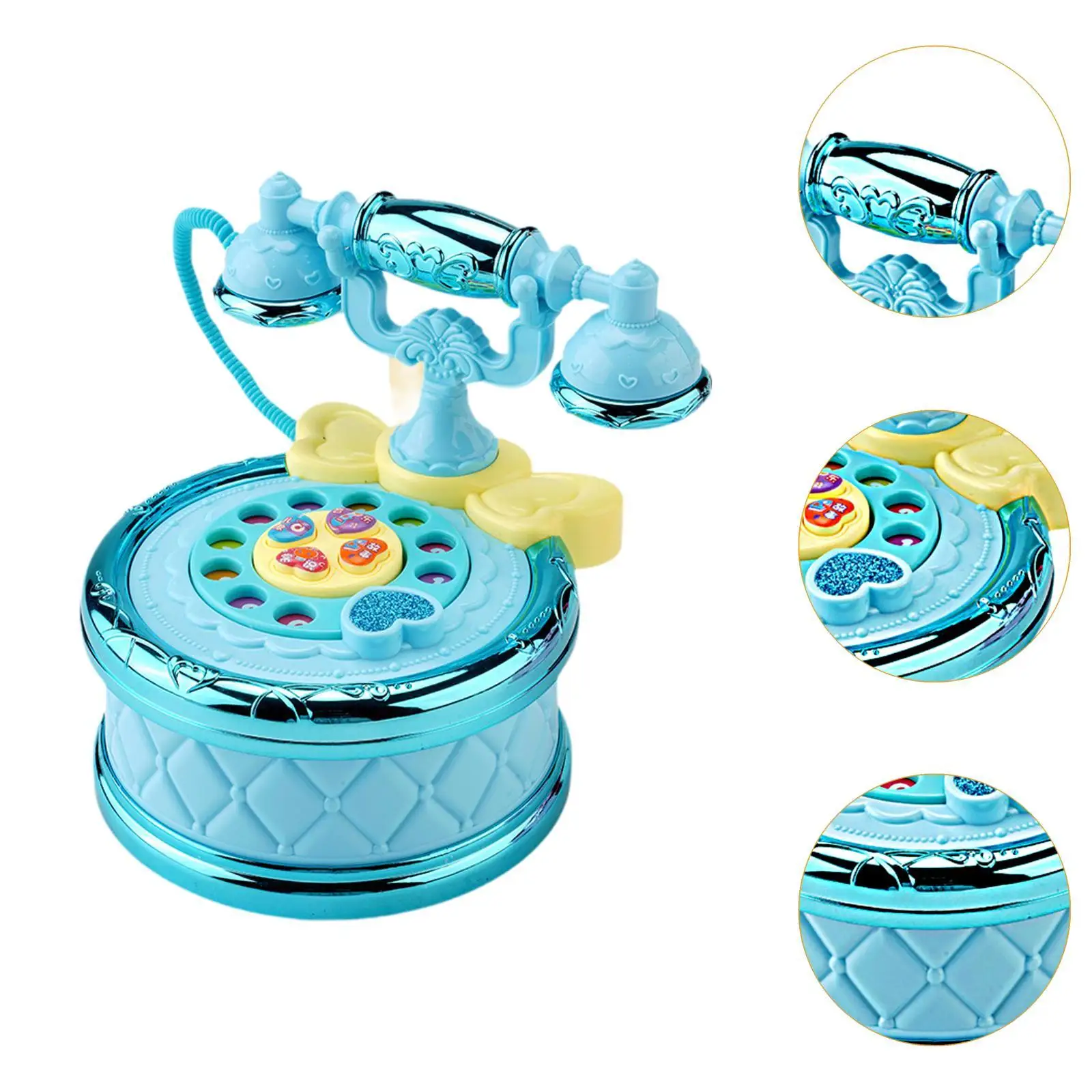 Kindertelefon-Spielzeug, Feinmotorik-Baby-Telefon für Kinder, Jungen und Mädchen im Alter von 3 Jahren